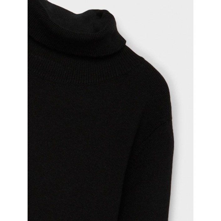 NAME IT MINI NMMRALOSO LS ROLLNECK KNIT Black | Freewear NMMRALOSO LS ROLLNECK KNIT - www.freewear.nl - Freewear