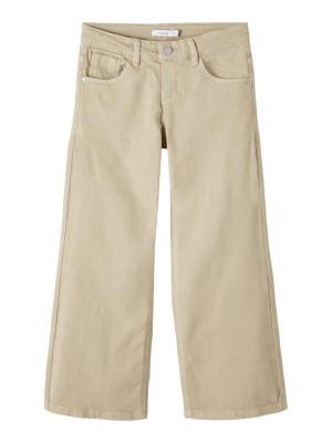 NAME IT KIDS NKFROSE WIDE TWI PANT 1115-TP NOOS Safari | Freewear NKFROSE WIDE TWI PANT 1115-TP NOOS - www.freewear.nl - Freewear