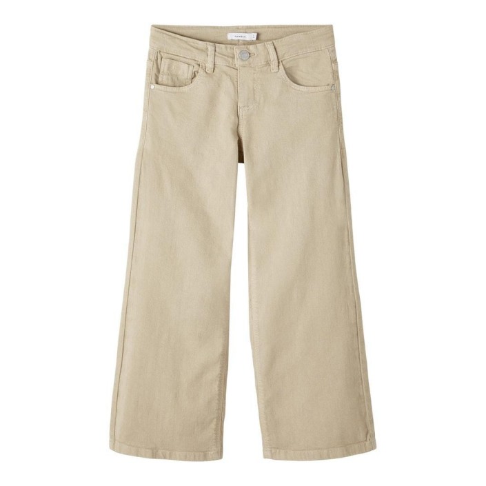 NAME IT KIDS NKFROSE WIDE TWI PANT 1115-TP NOOS Safari | Freewear NKFROSE WIDE TWI PANT 1115-TP NOOS - www.freewear.nl - Freewear