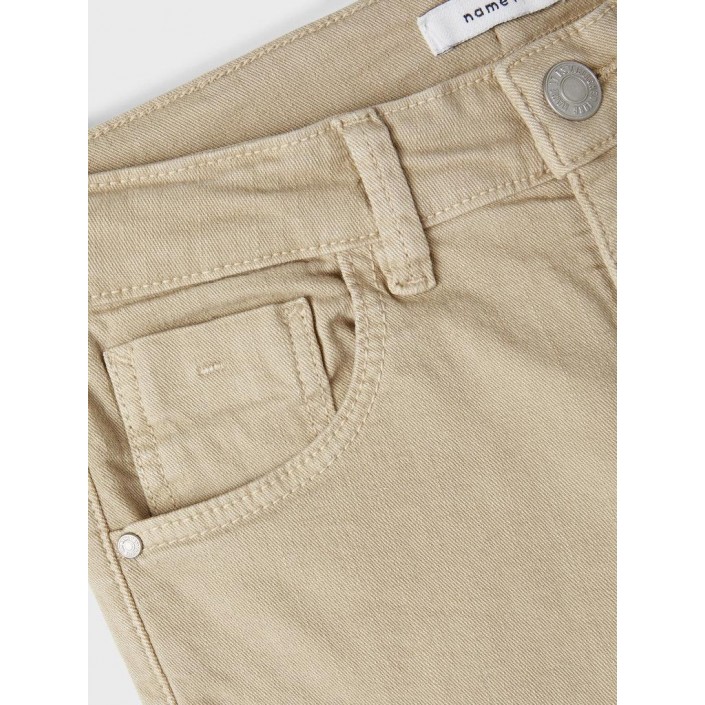 NAME IT KIDS NKFROSE WIDE TWI PANT 1115-TP NOOS Safari | Freewear NKFROSE WIDE TWI PANT 1115-TP NOOS - www.freewear.nl - Freewear