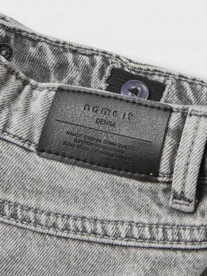 NAME IT KIDS NKFROSE HW WIDE JEANS 1411-TE NOOS Light Grey Denim | Freewear NKFROSE HW WIDE JEANS 1411-TE NOOS - www.freewear.nl - Freewear