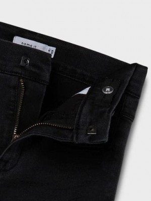 NAME IT KIDS NKFROSE HW WIDE JEANS 1356-ON NOOS Black Denim | Freewear NKFROSE HW WIDE JEANS 1356-ON NOOS - www.freewear.nl - Freewear