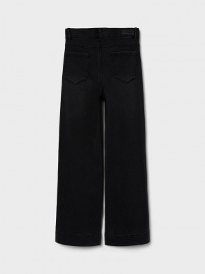 NAME IT KIDS NKFROSE HW WIDE JEANS 1356-ON NOOS Black Denim | Freewear NKFROSE HW WIDE JEANS 1356-ON NOOS - www.freewear.nl - Freewear