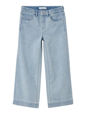 NAME IT KIDS NKFROSE HW WIDE JEANS 1356-ON NOOS Light Blue Denim | Freewear NKFROSE HW WIDE JEANS 1356-ON NOOS - www.freewear.nl - Freewear