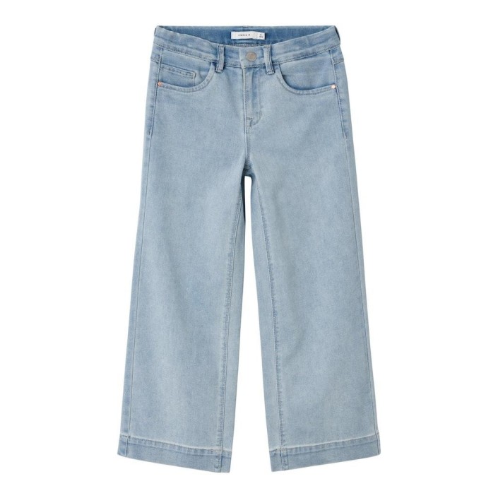 NAME IT KIDS NKFROSE HW WIDE JEANS 1356-ON NOOS Light Blue Denim | Freewear NKFROSE HW WIDE JEANS 1356-ON NOOS - www.freewear.nl - Freewear