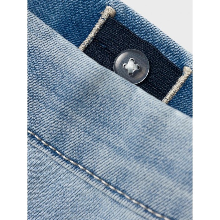 NAME IT KIDS NKFROSE HW WIDE JEANS 1356-ON NOOS Light Blue Denim | Freewear NKFROSE HW WIDE JEANS 1356-ON NOOS - www.freewear.nl - Freewear