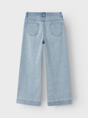 NAME IT KIDS NKFROSE HW WIDE JEANS 1356-ON NOOS Light Blue Denim | Freewear NKFROSE HW WIDE JEANS 1356-ON NOOS - www.freewear.nl - Freewear