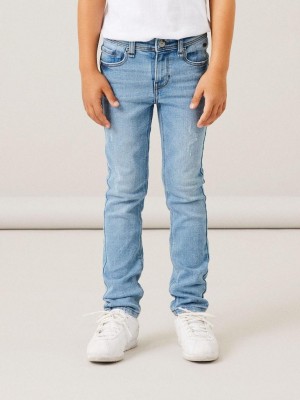 NAME IT KIDS NKMRYAN STRAIGHT JEANS 2520-EL NOOS Light Blue Denim | Freewear NKMRYAN STRAIGHT JEANS 2520-EL NOOS - www.freewear.nl - Freewear