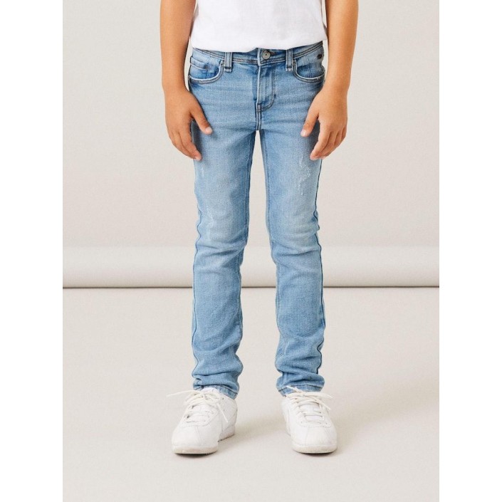 NAME IT KIDS NKMRYAN STRAIGHT JEANS 2520-EL NOOS Light Blue Denim | Freewear NKMRYAN STRAIGHT JEANS 2520-EL NOOS - www.freewear.nl - Freewear