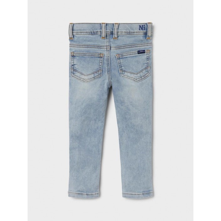 NAME IT MINI NMMTHEO XSLIM JEANS 1104-CL T Light Blue Denim | Freewear NMMTHEO XSLIM JEANS 1104-CL T - www.freewear.nl - Freewear