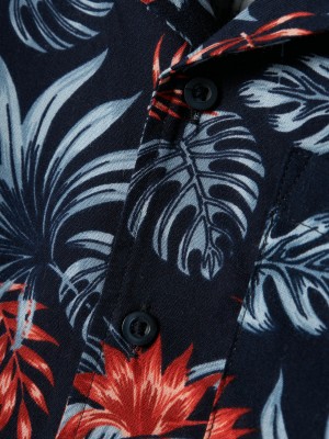 NAME IT KIDS NKMFERANE SS SHIRT BOX Navy Blazer | Freewear NKMFERANE SS SHIRT BOX - www.freewear.nl - Freewear