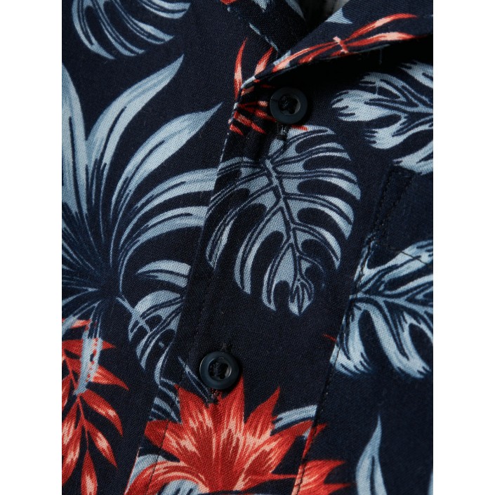 NAME IT KIDS NKMFERANE SS SHIRT BOX Navy Blazer | Freewear NKMFERANE SS SHIRT BOX - www.freewear.nl - Freewear
