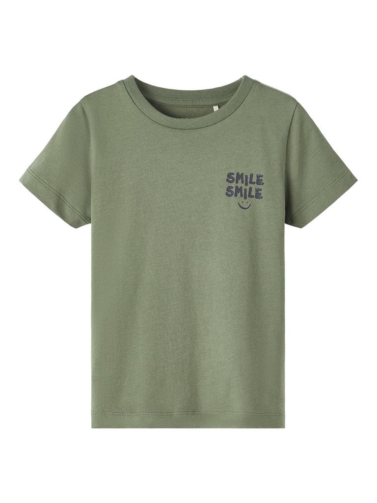 Name it t-shirt jongens - groen - NMMflorian - maat 104