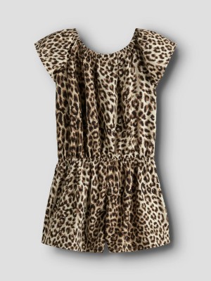 NAME IT KIDS NKFVINAYA SS PLAYSUIT FFFFF NOOS Black/LEOPARD AOP | Freewear NKFVINAYA SS PLAYSUIT FFFFF NOOS - www.freewear.nl - Freewear