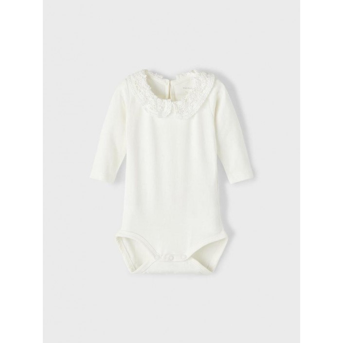 Name It NBFTYLLA LS BODY NOOS White Alyssum | Freewear NBFTYLLA LS BODY NOOS - www.freewear.nl - Freewear