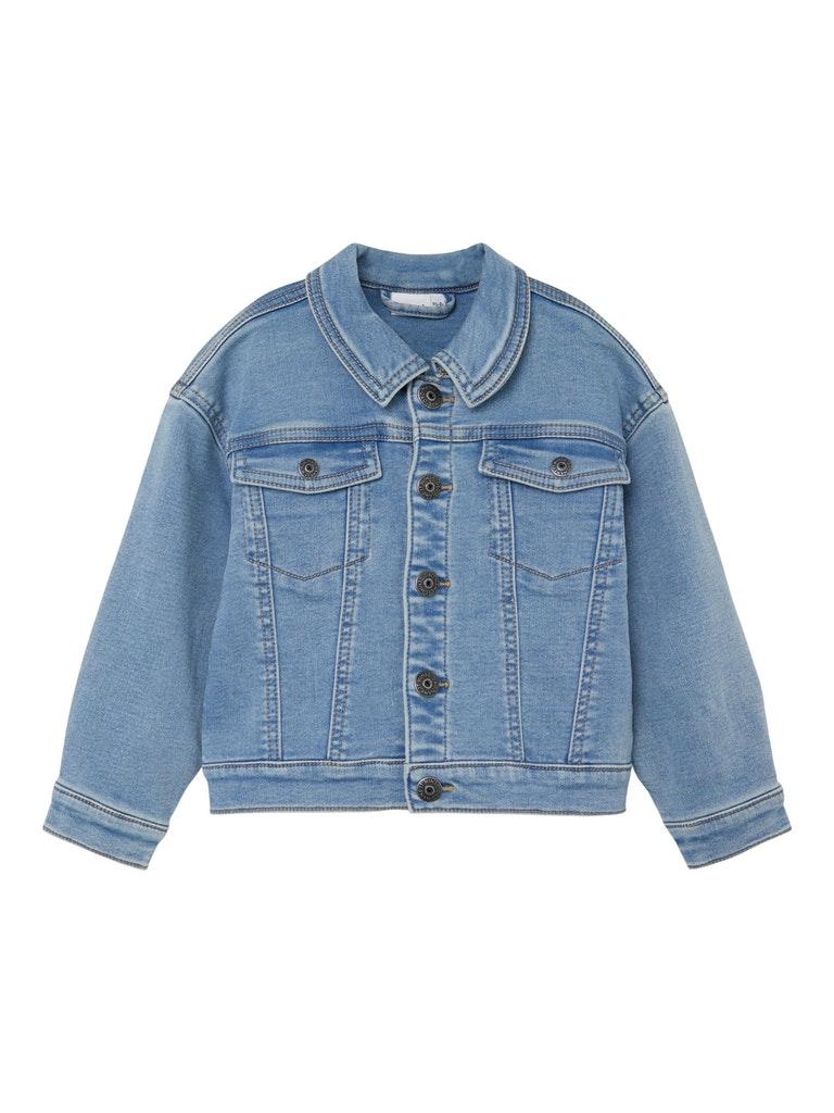 NAME IT NMNNEO SWE DNM JACKET 1794-OB D Unisex Jas - Maat 98
