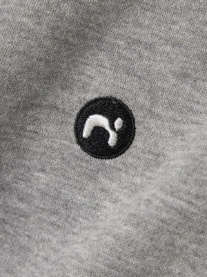 NAME IT KIDS NKMVIMO LS SWEAT BRU NOOS Grey Melange | Freewear NKMVIMO LS SWEAT BRU NOOS - www.freewear.nl - Freewear