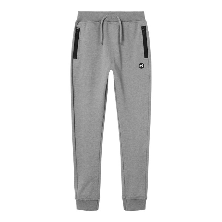 NAME IT KIDS NKMVIMO SWE PANT BRU NOOS Grey Melange | Freewear NKMVIMO SWE PANT BRU NOOS - www.freewear.nl - Freewear