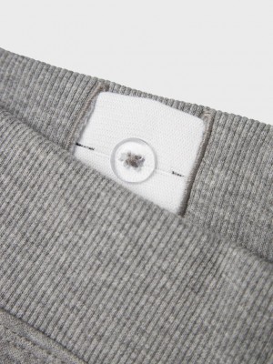 NAME IT KIDS NKMVIMO SWE PANT BRU NOOS Grey Melange | Freewear NKMVIMO SWE PANT BRU NOOS - www.freewear.nl - Freewear