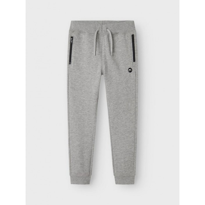 NAME IT KIDS NKMVIMO SWE PANT BRU NOOS Grey Melange | Freewear NKMVIMO SWE PANT BRU NOOS - www.freewear.nl - Freewear