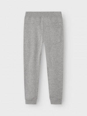 NAME IT KIDS NKMVIMO SWE PANT BRU NOOS Grey Melange | Freewear NKMVIMO SWE PANT BRU NOOS - www.freewear.nl - Freewear