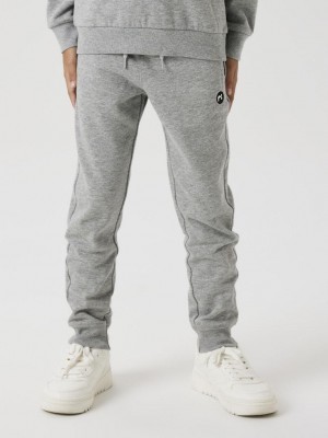 NAME IT KIDS NKMVIMO SWE PANT BRU NOOS Grey Melange | Freewear NKMVIMO SWE PANT BRU NOOS - www.freewear.nl - Freewear