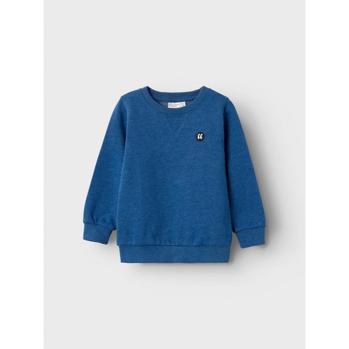 NAME IT MINI NMMVIMO LS SWEAT BRU NOOS True Blue | Freewear NMMVIMO LS SWEAT BRU NOOS - www.freewear.nl - Freewear