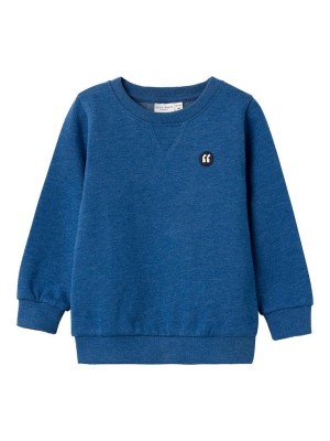 NAME IT MINI NMMVIMO LS SWEAT BRU NOOS True Blue | Freewear NMMVIMO LS SWEAT BRU NOOS - www.freewear.nl - Freewear