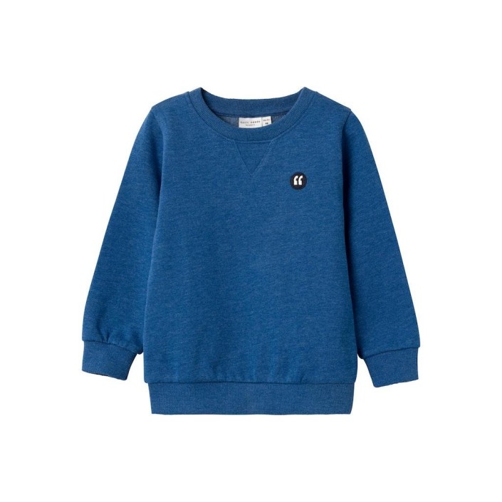 NAME IT MINI NMMVIMO LS SWEAT BRU NOOS True Blue | Freewear NMMVIMO LS SWEAT BRU NOOS - www.freewear.nl - Freewear