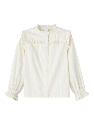 NAME IT KIDS NKFNIMILLA LS BLOUSE Jet Stream | Freewear NKFNIMILLA LS BLOUSE - www.freewear.nl - Freewear