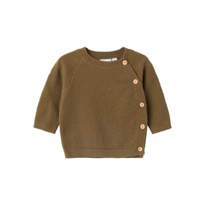 Name It NBNOTTER LS KNIT CARD Kangaroo | Freewear NBNOTTER LS KNIT CARD - www.freewear.nl - Freewear
