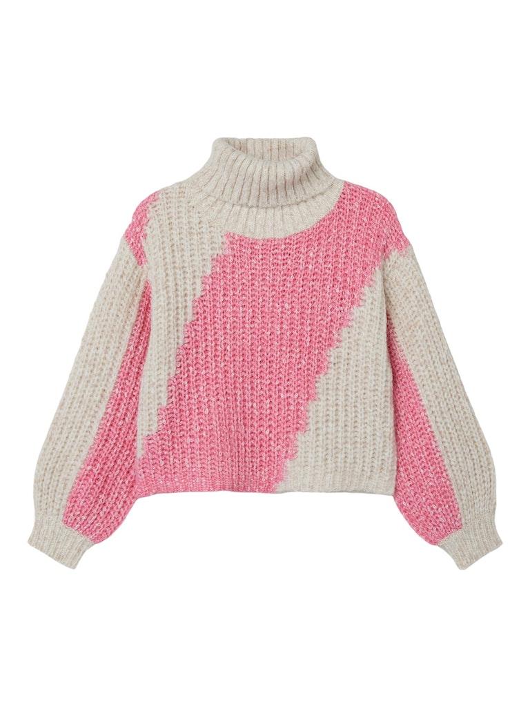 Name it trui meisjes - roze - NKFonina - maat 116