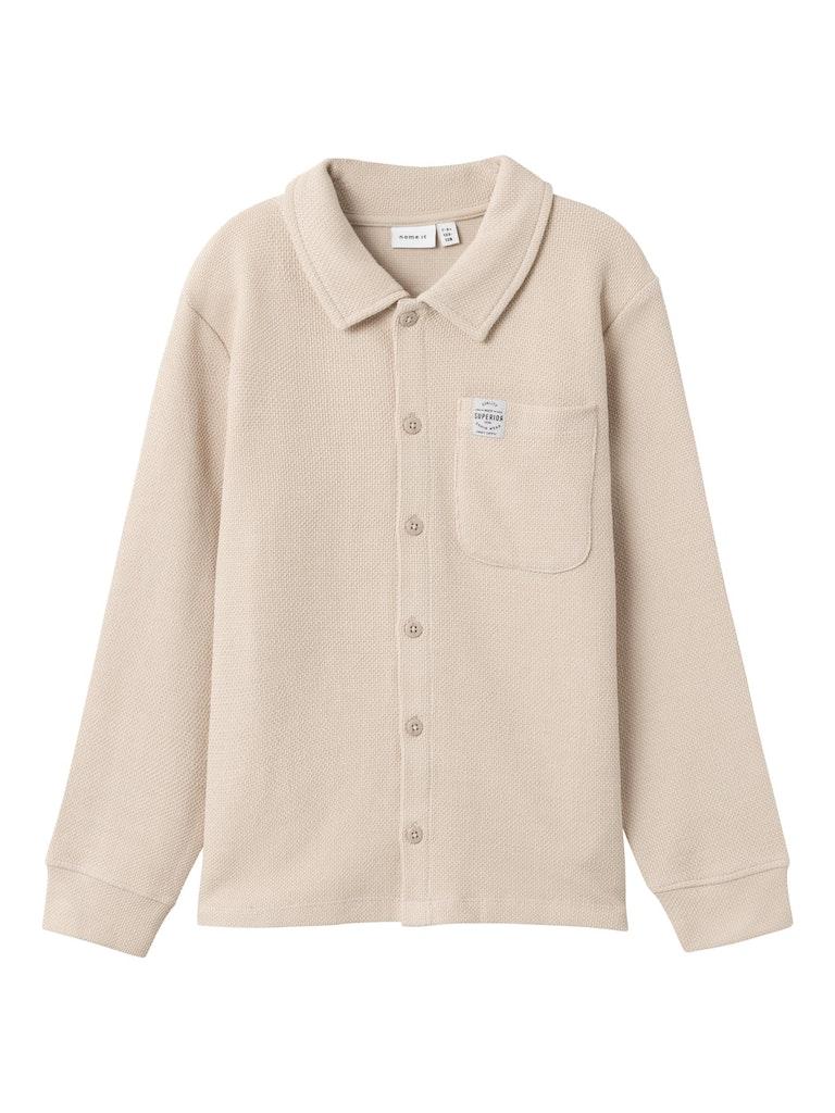 Name it overhemd oxford tan maat 116