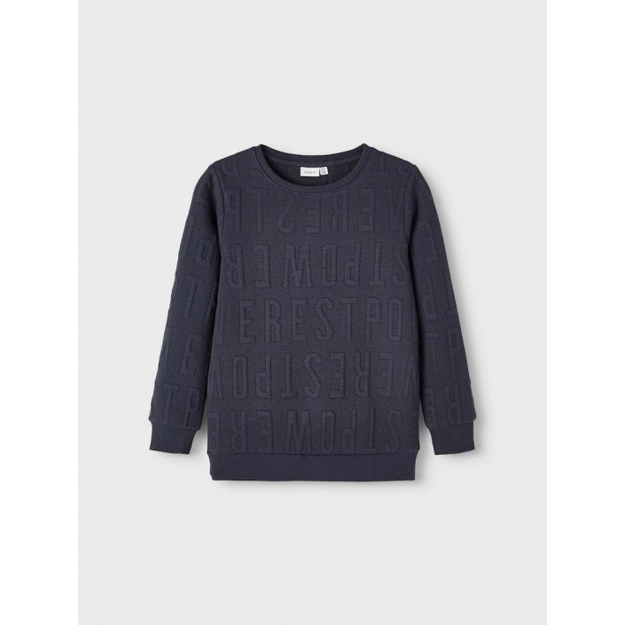 NAME IT KIDS NKMNOLETTE LS SWEAT UNB India Ink | Freewear NKMNOLETTE LS SWEAT UNB - www.freewear.nl - Freewear