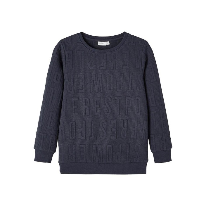 NAME IT KIDS NKMNOLETTE LS SWEAT UNB India Ink | Freewear NKMNOLETTE LS SWEAT UNB - www.freewear.nl - Freewear