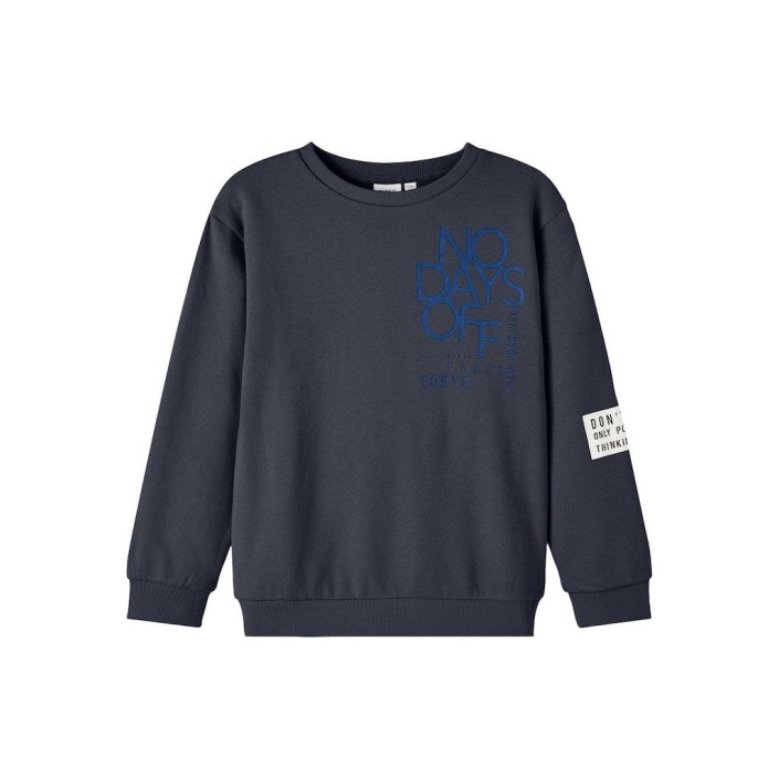 NAME IT KIDS NKMNOLOSE LS SWEAT UNB India Ink | Freewear NKMNOLOSE LS SWEAT UNB - www.freewear.nl - Freewear
