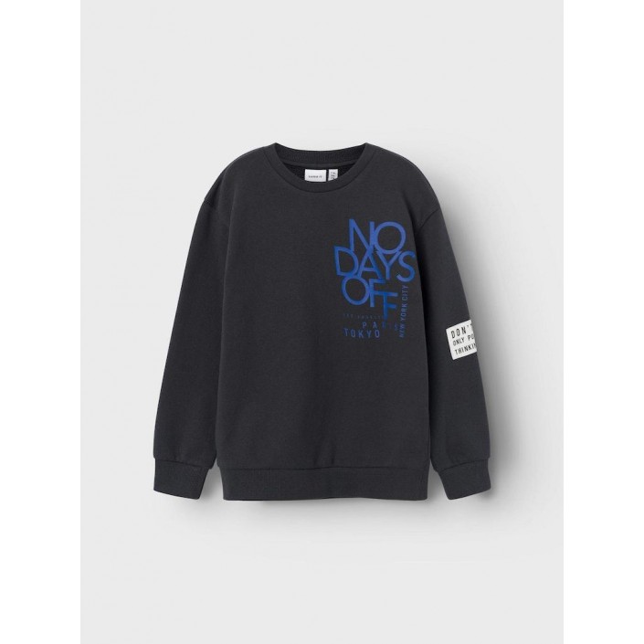 NAME IT KIDS NKMNOLOSE LS SWEAT UNB India Ink | Freewear NKMNOLOSE LS SWEAT UNB - www.freewear.nl - Freewear