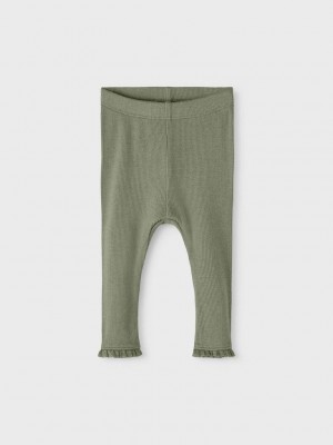 Name It NBFNUSSA LEGGING Oil Green | Freewear NBFNUSSA LEGGING - www.freewear.nl - Freewear