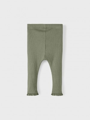 Name It NBFNUSSA LEGGING Oil Green | Freewear NBFNUSSA LEGGING - www.freewear.nl - Freewear