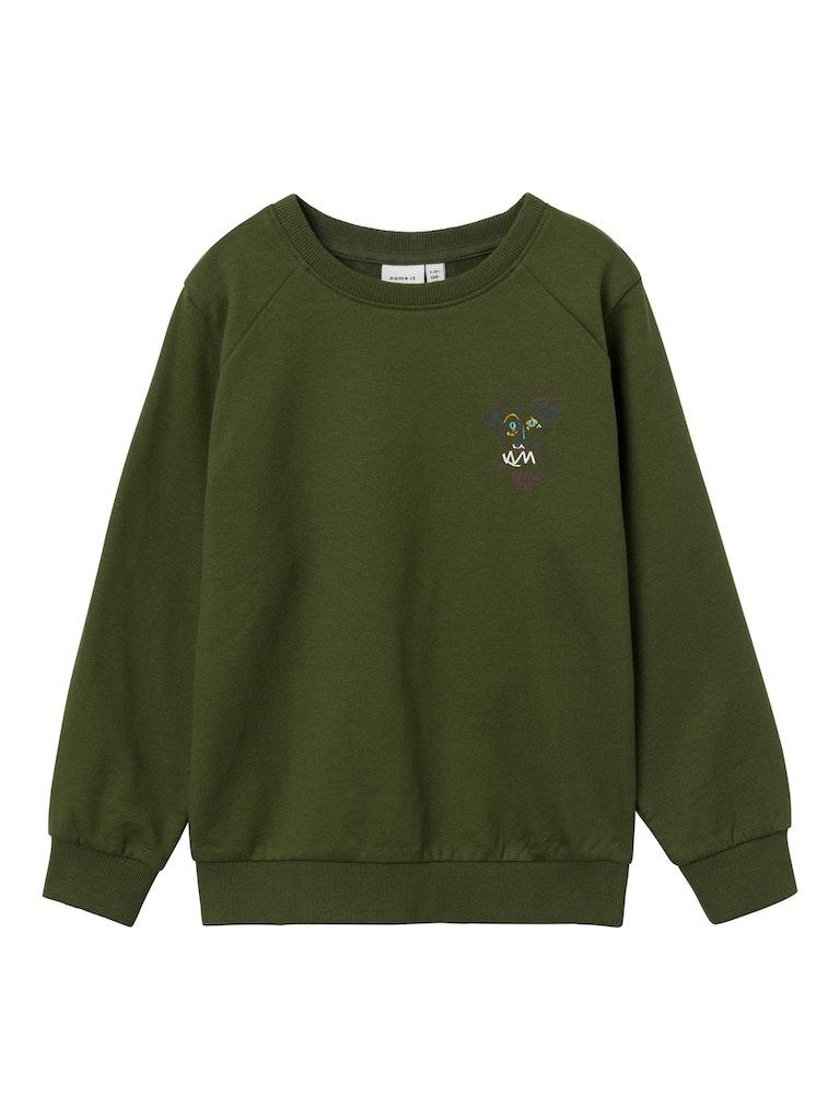 Name it Jongens Sweater Ohulan Rifle Green - 116