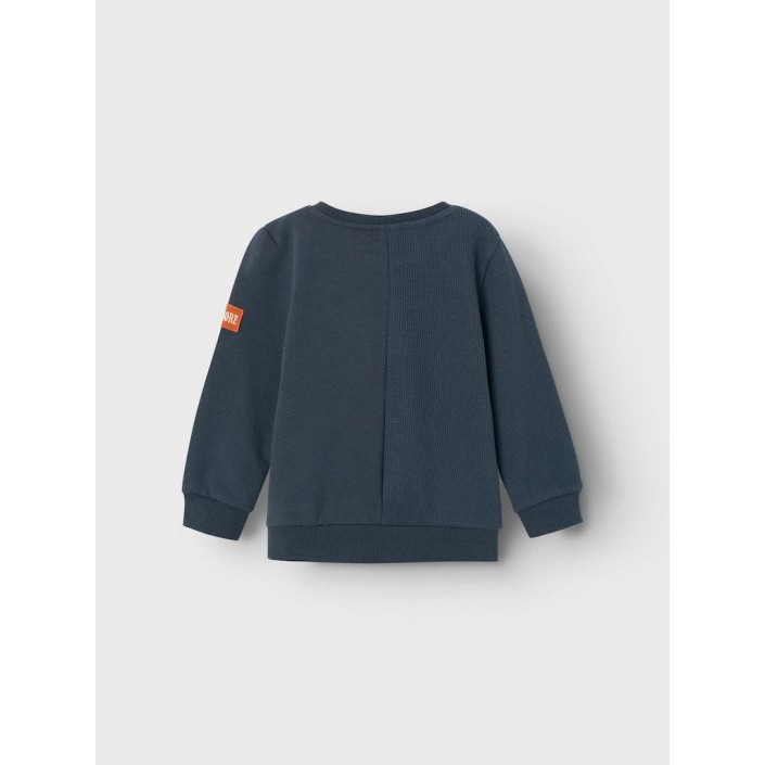 NAME IT MINI NMMNIKOLAI SWEAT BRU India Ink | Freewear NMMNIKOLAI SWEAT BRU - www.freewear.nl - Freewear