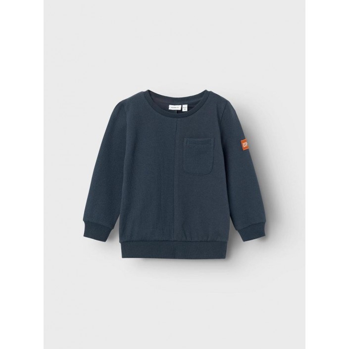 NAME IT MINI NMMNIKOLAI SWEAT BRU India Ink | Freewear NMMNIKOLAI SWEAT BRU - www.freewear.nl - Freewear