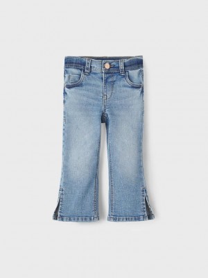 NAME IT MINI NMFPOLLY SKINNYBOOT SLIT JEANS 6110: Medium Blue Denim | Freewear NMFPOLLY SKINNYBOOT SLIT JEANS 6110: - www.freewear.nl - Freewear