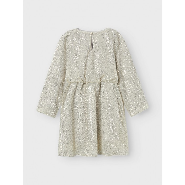 NAME IT KIDS NKFRANTELLA LS DRESS Frosted Almond | Freewear NKFRANTELLA LS DRESS - www.freewear.nl - Freewear