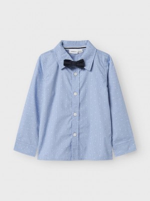 NAME IT MINI NMMRIZA SHIRT R Serenity | Freewear NMMRIZA SHIRT R - www.freewear.nl - Freewear
