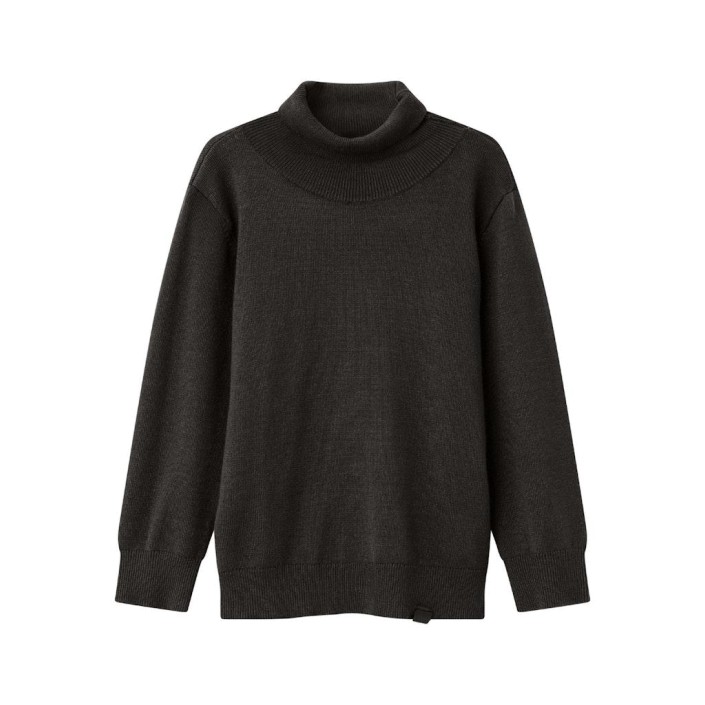 NAME IT MINI NMMROMIL LS ROLLNECK KNIT Black | Freewear NMMROMIL LS ROLLNECK KNIT - www.freewear.nl - Freewear