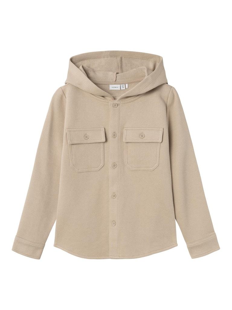 Name It kids jongens vest SOFAN Oxford Tan Regular Fit