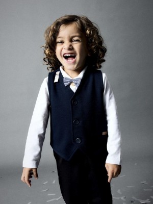 NAME IT MINI NMMROBINO VEST UNB Dark Sapphire | Freewear NMMROBINO VEST UNB - www.freewear.nl - Freewear