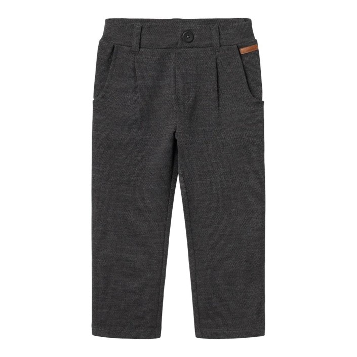 NAME IT MINI NMMROBINO SWEAT PANT UNB Dark Grey Melange | Freewear NMMROBINO SWEAT PANT UNB - www.freewear.nl - Freewear