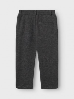 NAME IT MINI NMMROBINO SWEAT PANT UNB Dark Grey Melange | Freewear NMMROBINO SWEAT PANT UNB - www.freewear.nl - Freewear